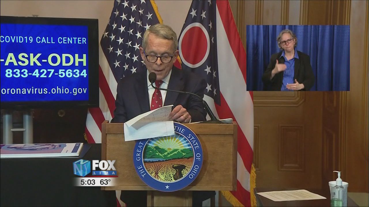 DeWine requests release of 38 prisoners, expands efforts in testing for COVID-19 in Ohio
